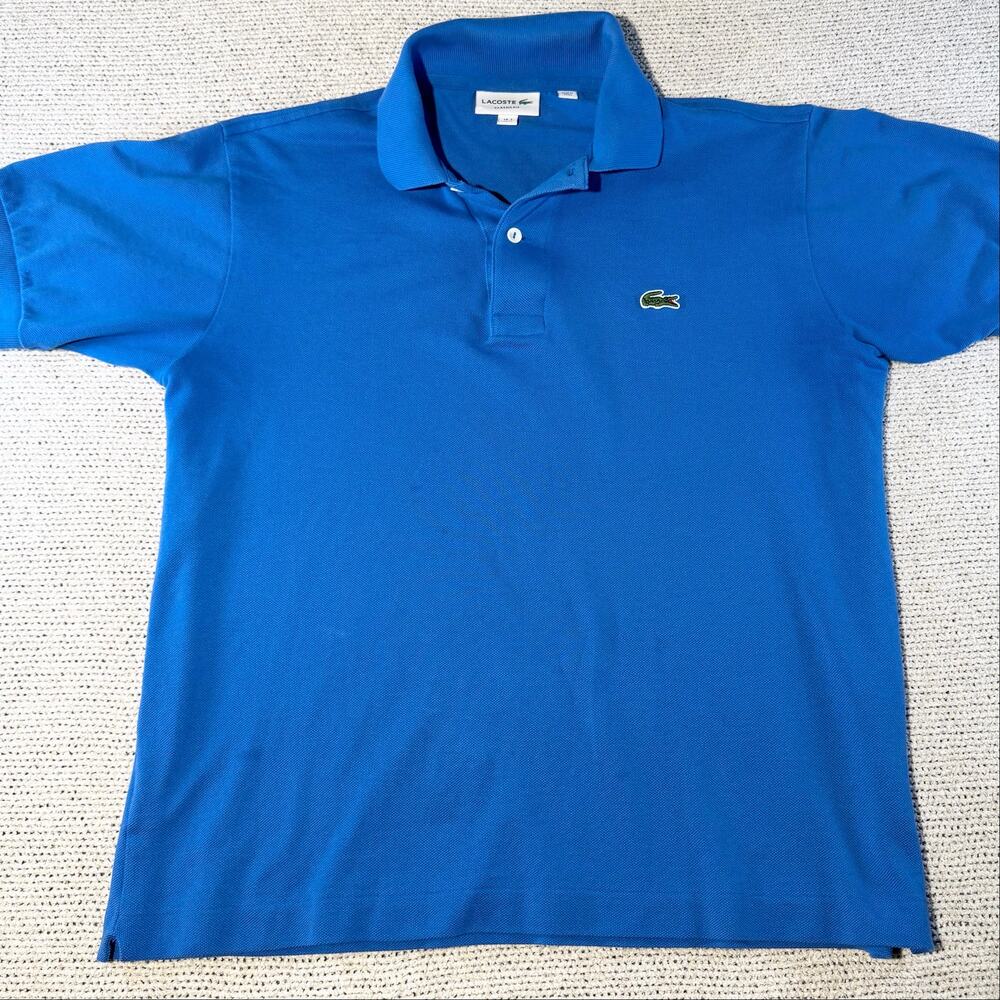Lacoste Men's Classic Fit Short Sleeve Polo Shirt - Royal Blue - M